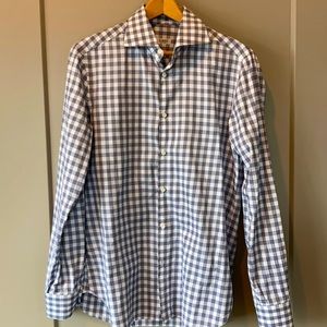 Made in Italy Checked Dress Shirt